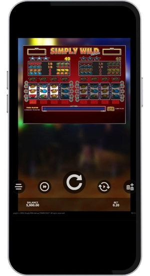 Gameplay van de Simply Wild gokkast op mobiel